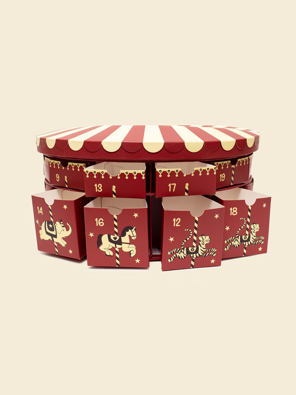 Round & Carousel Advent Calendar Boxes