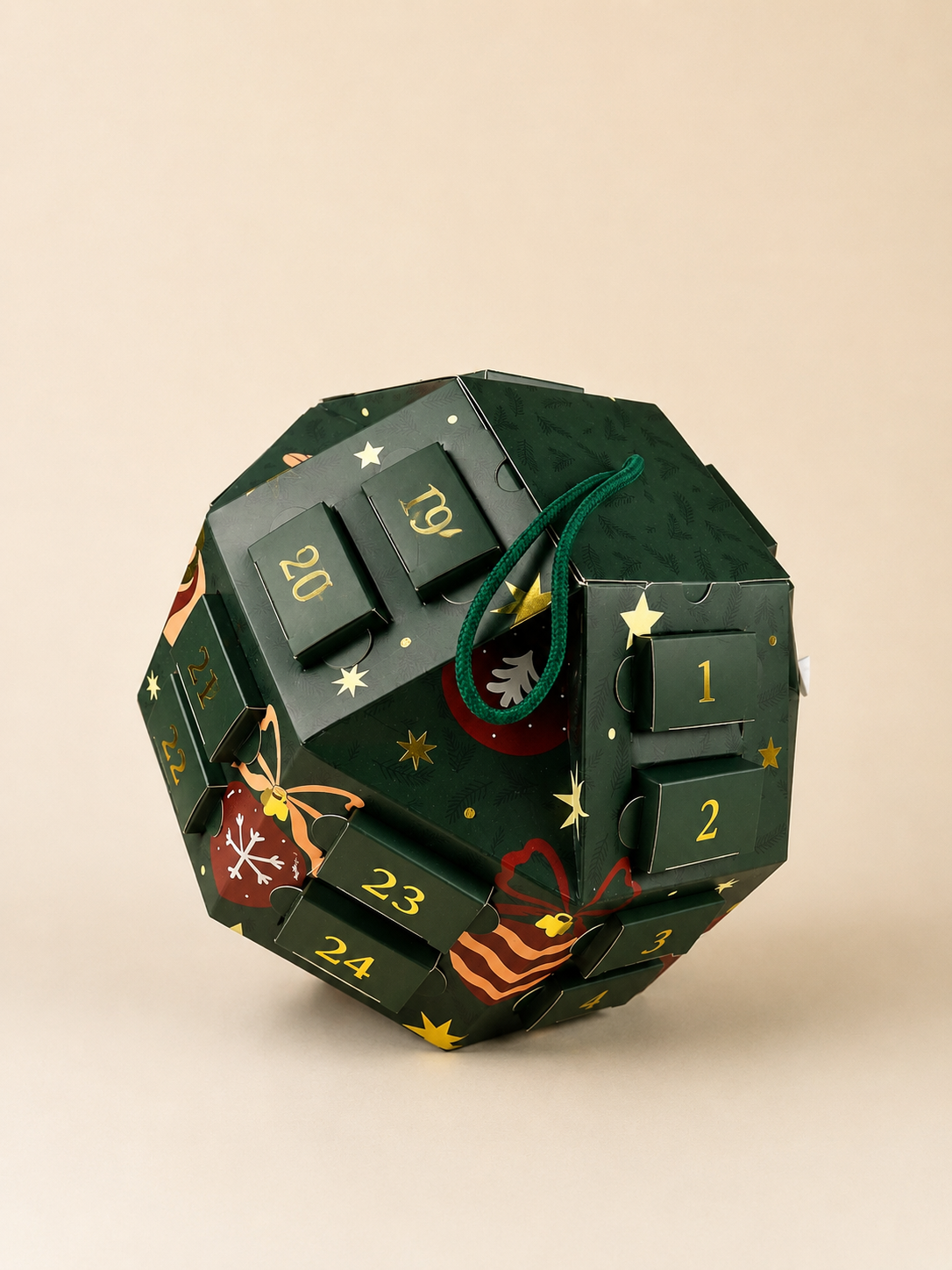 The Evergreen 24 Advent Calendar Box
