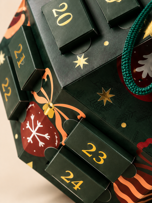 The Evergreen 24 Advent Calendar Box