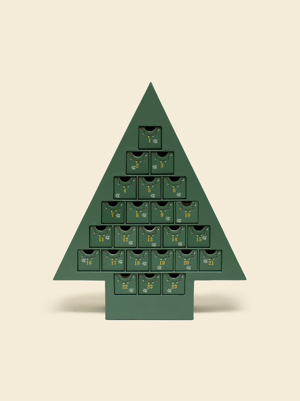 Christmas Tree Drawer Advent Calendar Boxes