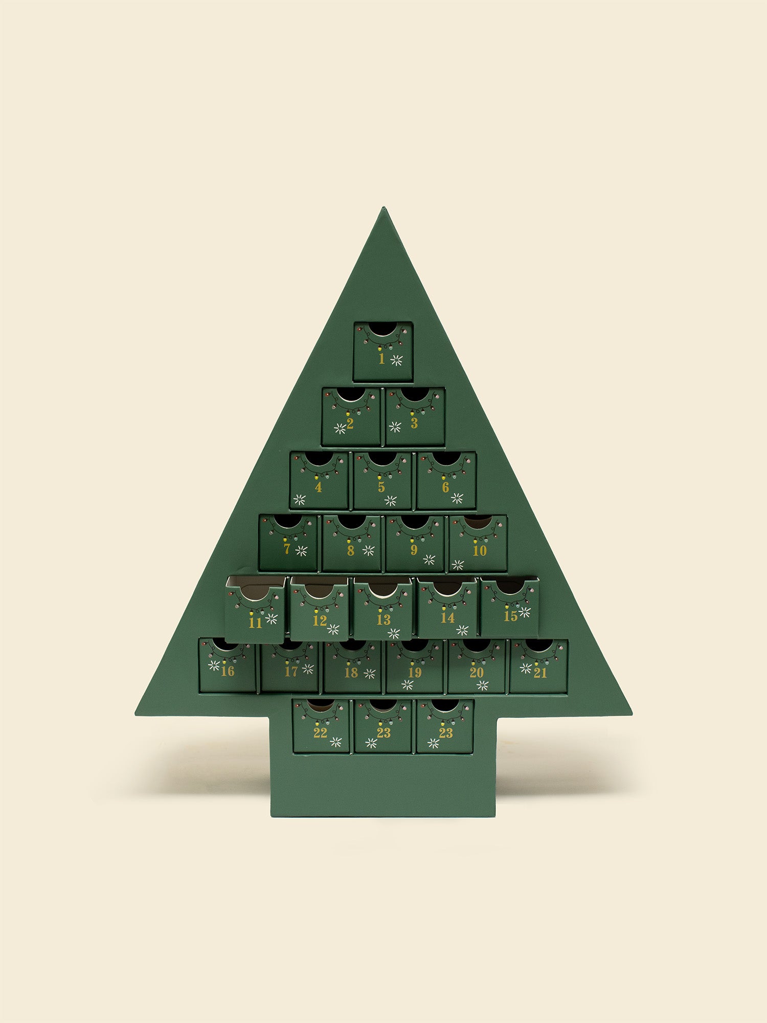 Christmas Tree Drawer Advent Calendar Boxes