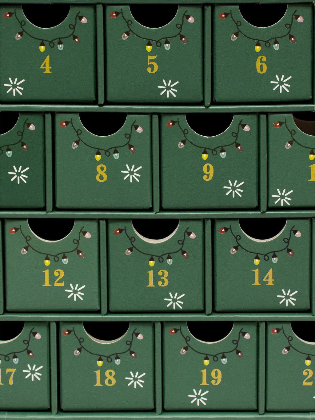 Christmas Tree Drawer Advent Calendar Boxes