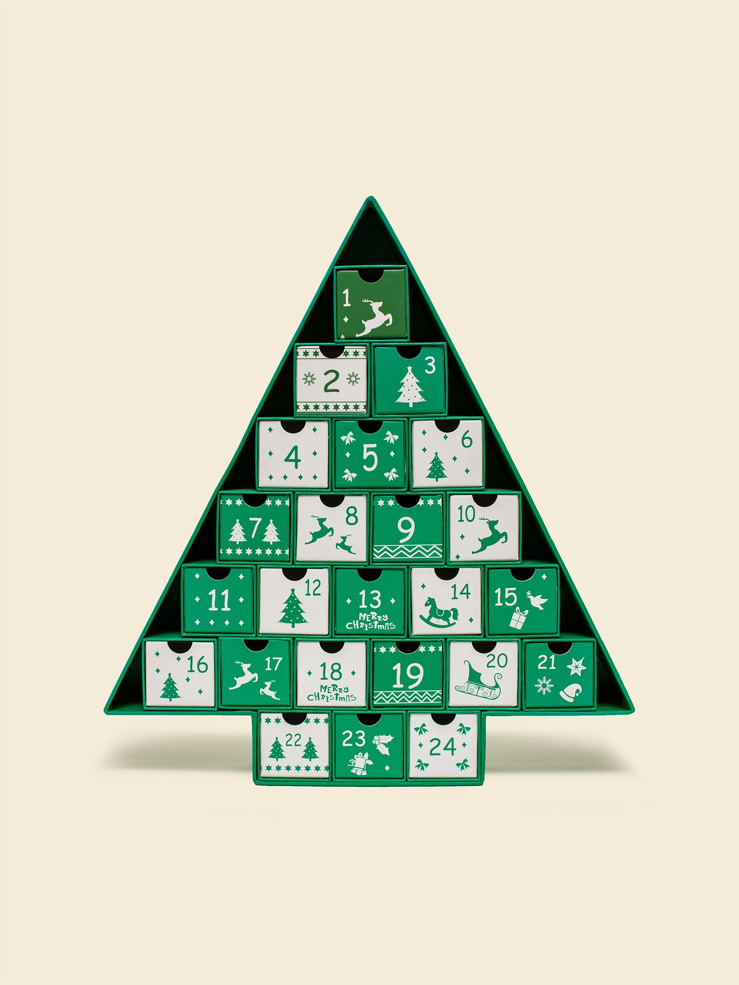 Christmas Tree Drawer Advent Calendar Boxes