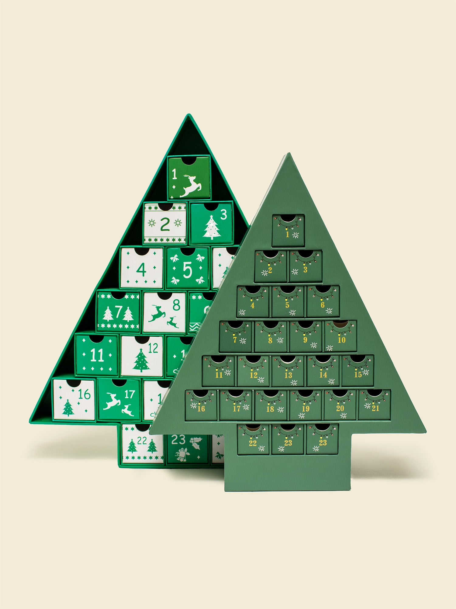 Christmas Tree Drawer Advent Calendar Boxes