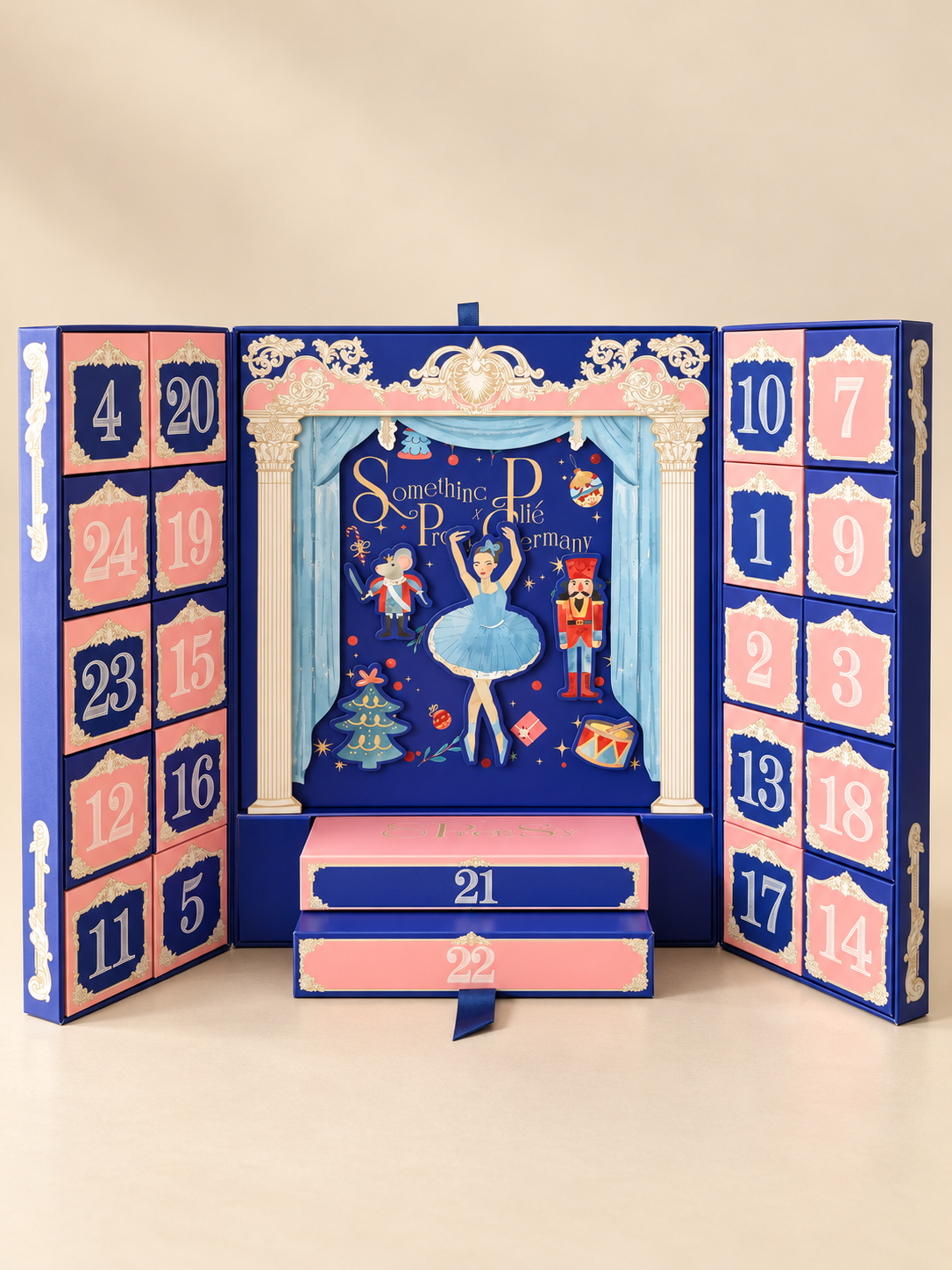 Ballerina Christmas Countdown Box