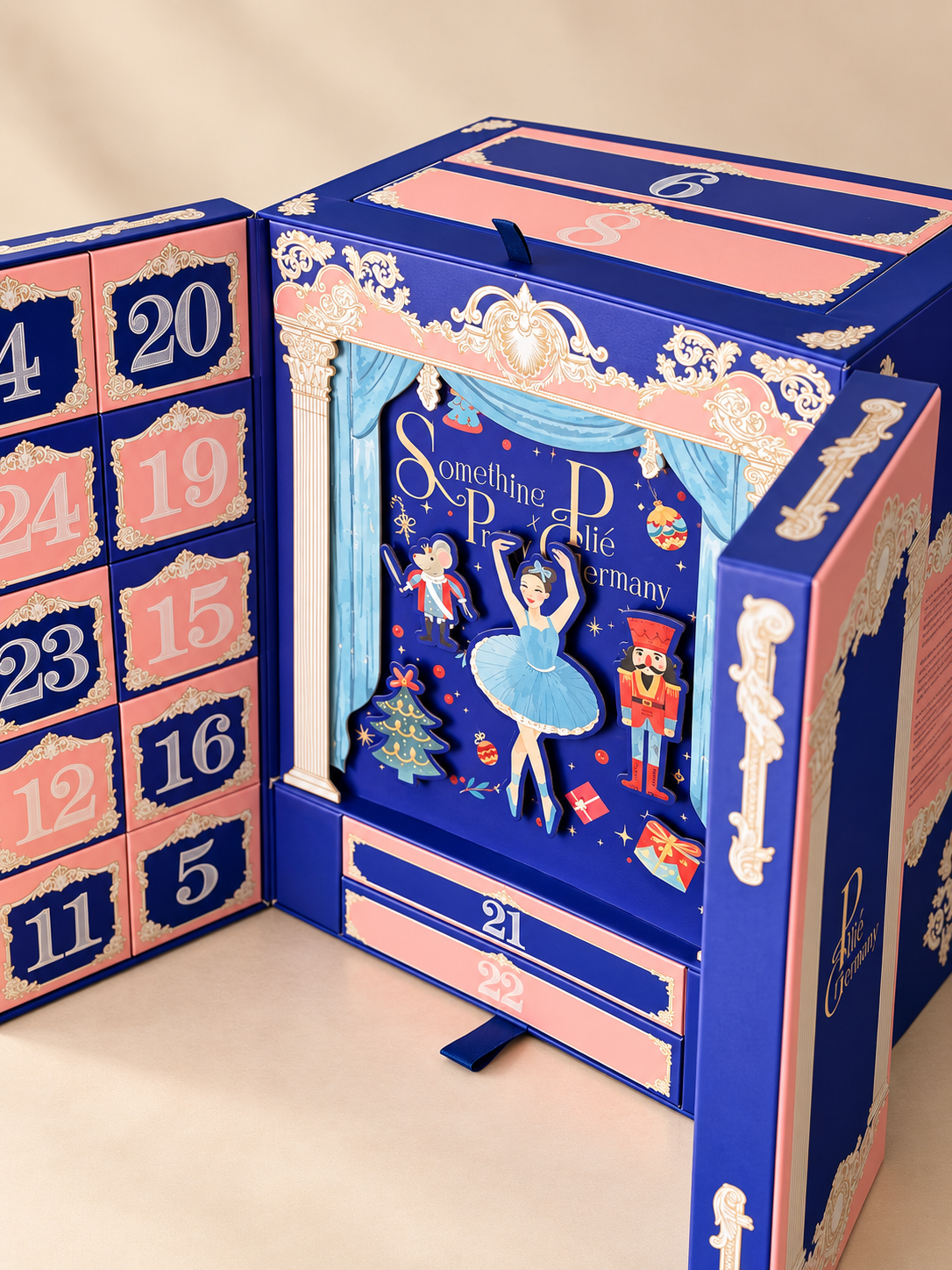 Ballerina Christmas Countdown Box