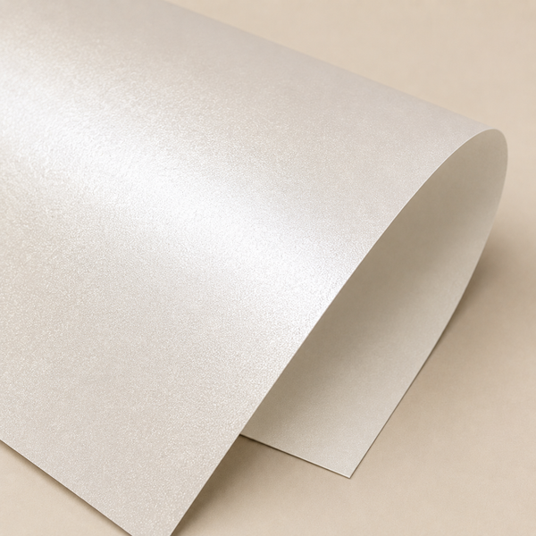 Pearlescent paper